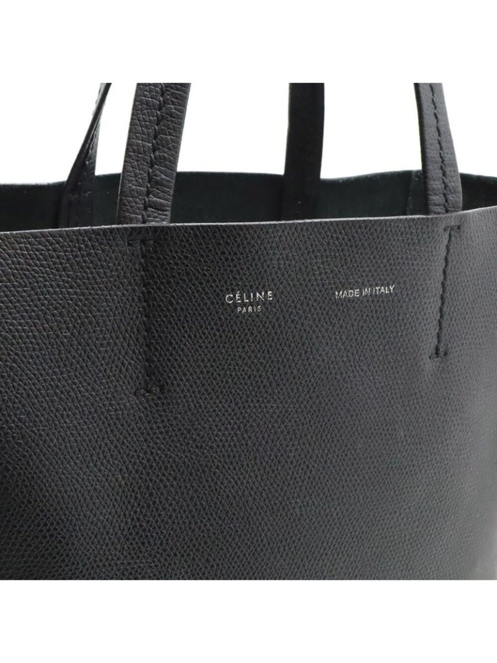 Celine Vertical Hippo Small Tote 2-Way Shoulder Bag Crossbody Bicolor - Picture 8 of 9